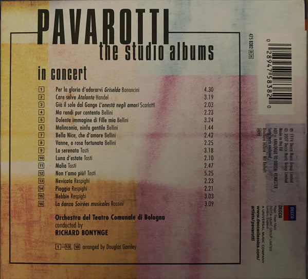 Luciano Pavarotti : Pavarotti In Concert (CD, Album, RE, RM, EDC)