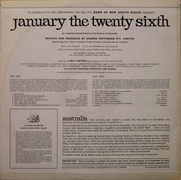 Various : January The Twenty Sixth (LP, Album)