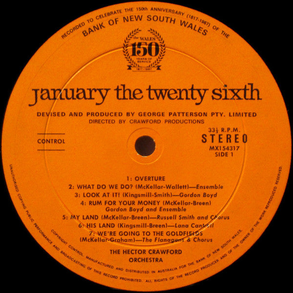 Various : January The Twenty Sixth (LP, Album)
