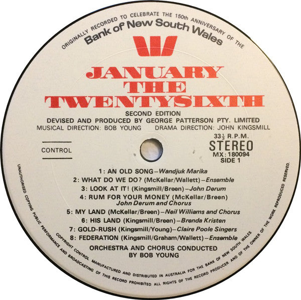 Various : January The Twenty Sixth (Second Edition) (LP, Album)