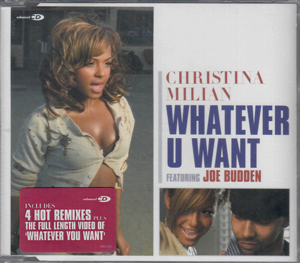 Christina Milian Featuring Joe Budden : Whatever U Want (CD, Single, Enh)