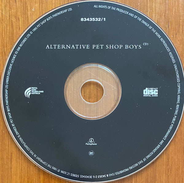 Pet Shop Boys : Alternative (2xCD, Comp)