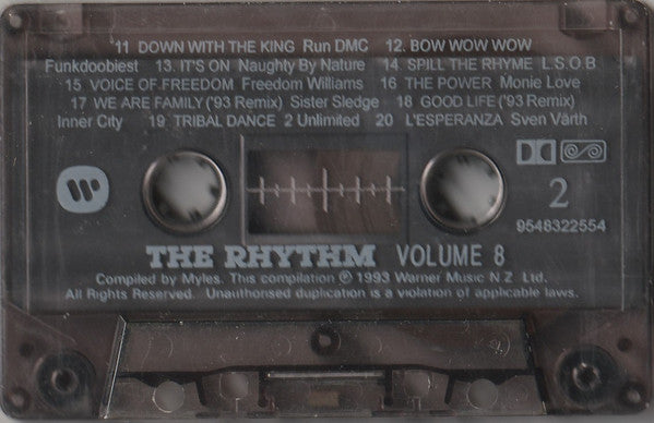 Various : The Rhythm Volume 8 (Cass, Comp, Ltd)