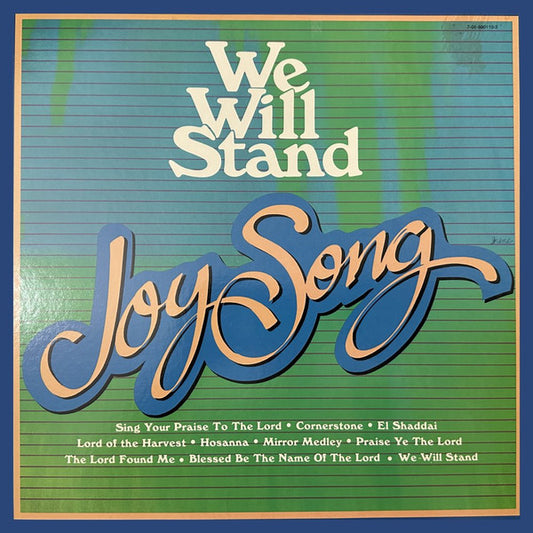 Joy Song : We Will Stand (LP)