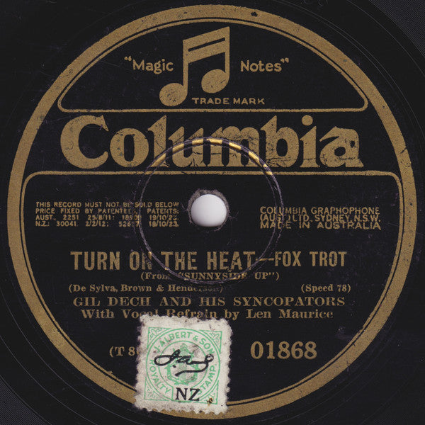 Ben Selvin & His Orchestra / Gil Dech & His Syncopators : Sunnyside Up / Turn On The Heat (Shellac, 10")