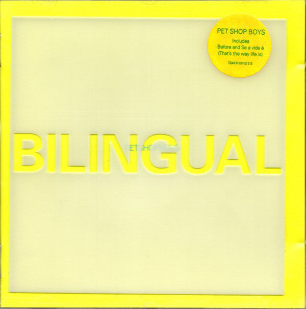 Pet Shop Boys : Bilingual (CD, Album)