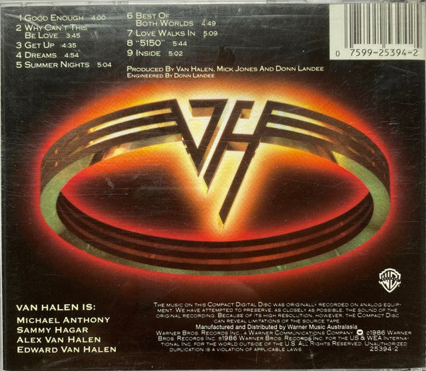 Van Halen : 5150 (CD, Album, RE)