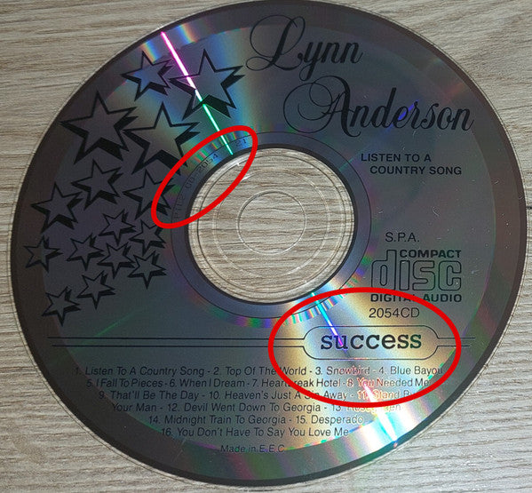 Lynn Anderson : Listen To A Country Song (CD, Comp)
