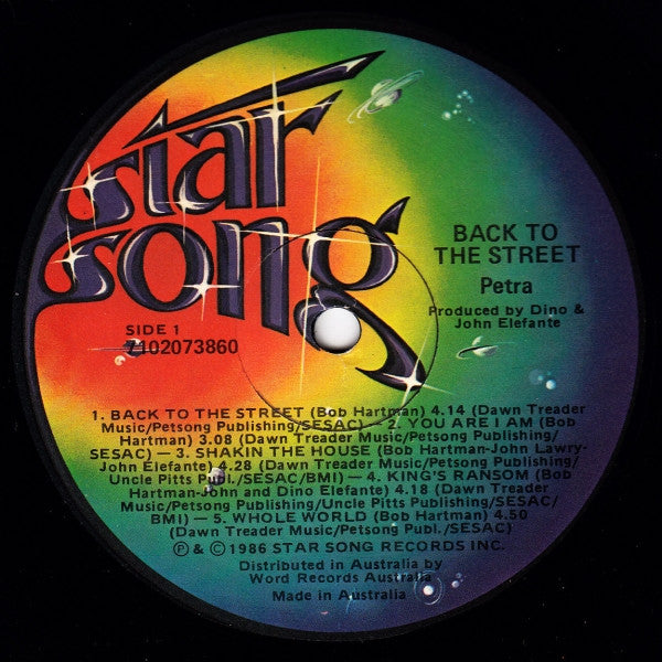 Petra (9) : Back To The Street (LP, Album)