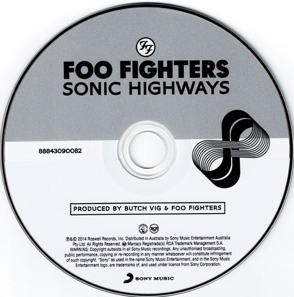 Foo Fighters : Sonic Highways (CD, Album, Dig)
