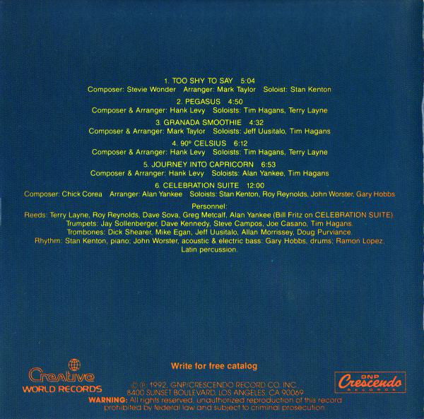 Stan Kenton : Journey Into Capricorn (CD, Album, RE)
