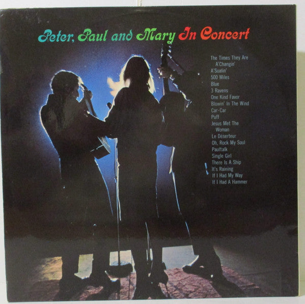 Peter, Paul & Mary : In Concert (2xLP, Album, Gre)