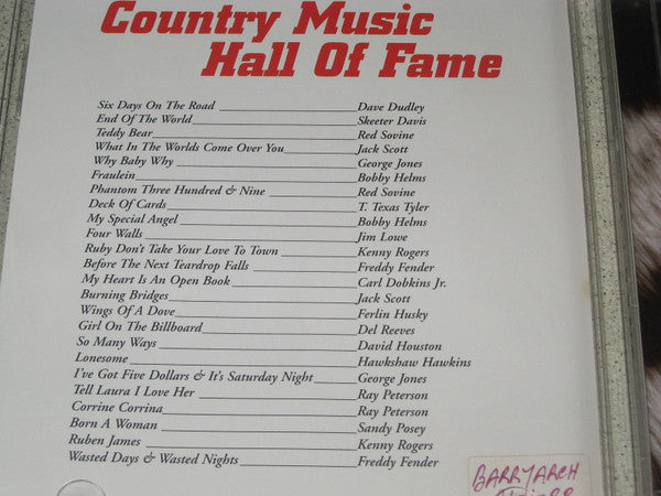 Various : Country Music Hall Of Fame (CD, Comp)