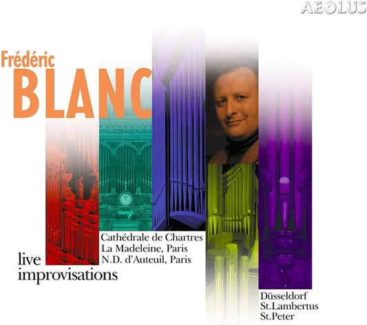 Frédéric Blanc : Live Improvsations  (CD, Album)