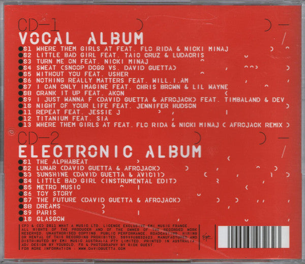 David Guetta : Nothing But The Beat (2xCD, Album)