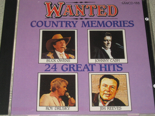 Various : Wanted Country Memories  (CD, Comp)