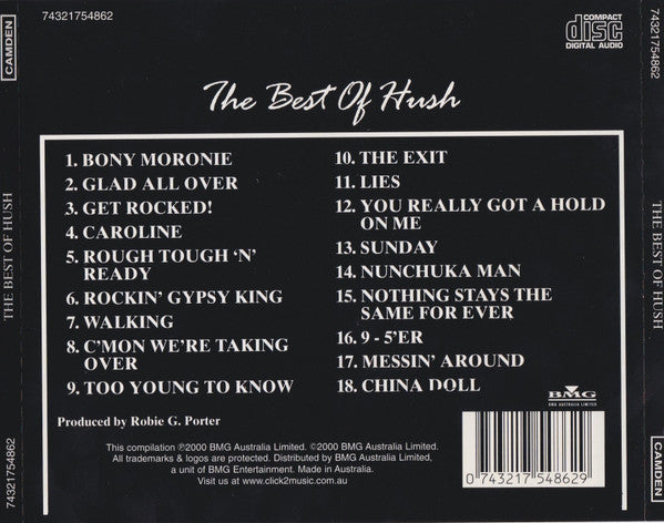 Hush (7) : The Best Of Hush (CD, Comp, RE, PMI)