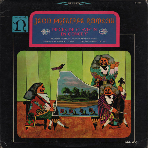 Jean Philippe Rameau*, Robert Veyron-Lacroix, Jean-Pierre Rampal, Jacques Neilz : Pièces De Clavecin En Concert (LP)