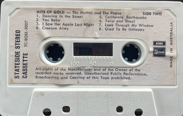 The Mamas And The Papas* : Hits Of Gold (Cass, Comp)