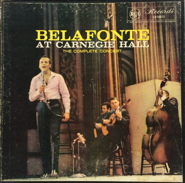 Harry Belafonte : Belafonte At Carnegie Hall - The Complete Concert (2xLP, Mono + Box)