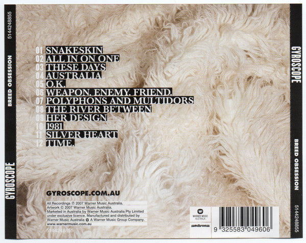 Gyroscope (2) : Breed Obsession (CD, Album + DVD + Ltd)