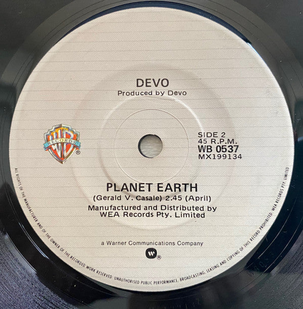 Devo : Beautiful World (7", Single)