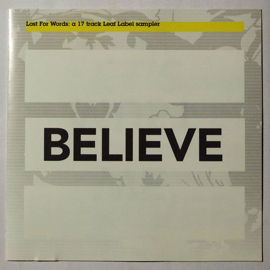 Various : Lost For Words: A 17 Track Leaf Label Sampler (CD, Comp, RP, Smplr)