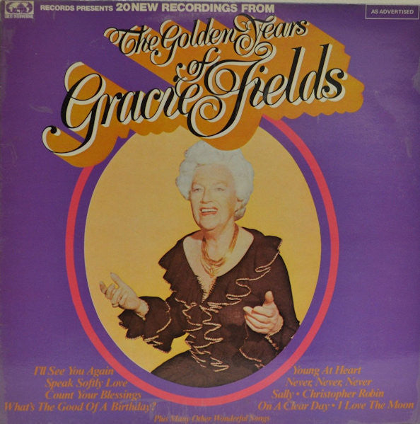 Gracie Fields : The Golden Years Of Gracie Fields (LP, Gat)