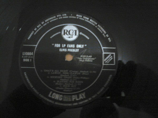 Elvis Presley : For LP Fans Only (LP, Comp)