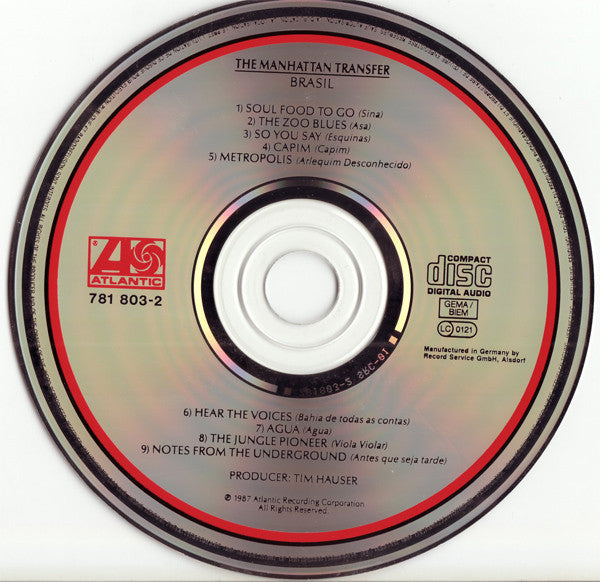The Manhattan Transfer : Brasil (CD, Album)
