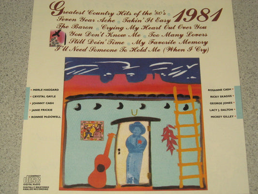 Various : Greatest Country Hits Of The 80's, 1981 (CD, Comp)