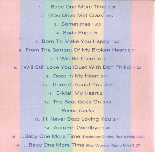 Britney Spears : ...Baby One More Time (CD, Album)
