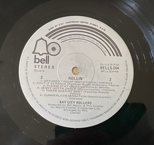 Bay City Rollers : Rollin' (LP, Album)