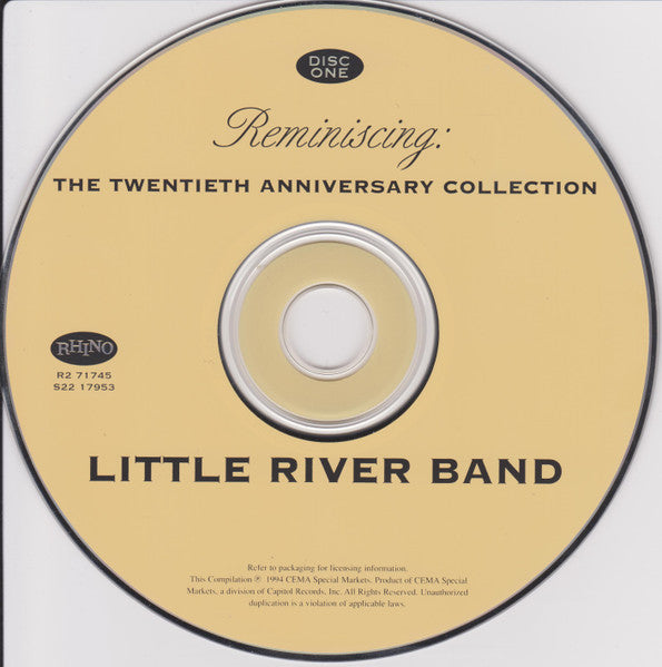 Little River Band : Reminiscing: The Twentieth Anniversary Collection (2xCD, Comp, RM)