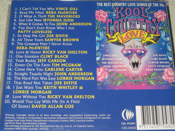 Various : Kool Country Love (CD, Comp)
