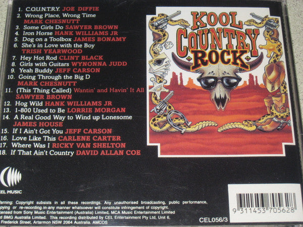 Various : Kool Country Rock (CD, Comp)