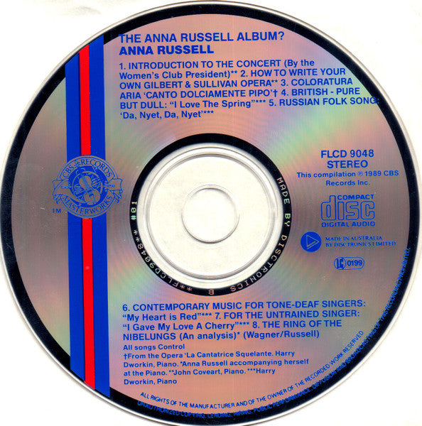 Anna Russell : The Anna Russell Album (CD, Album, RE)