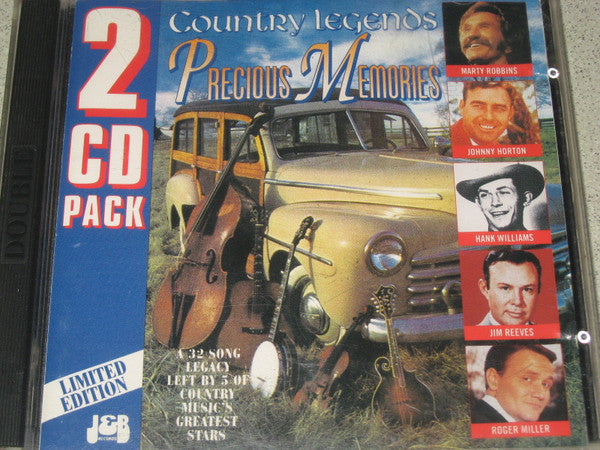 Various : Country Legends - Precious Memories  (2xCD, Comp)