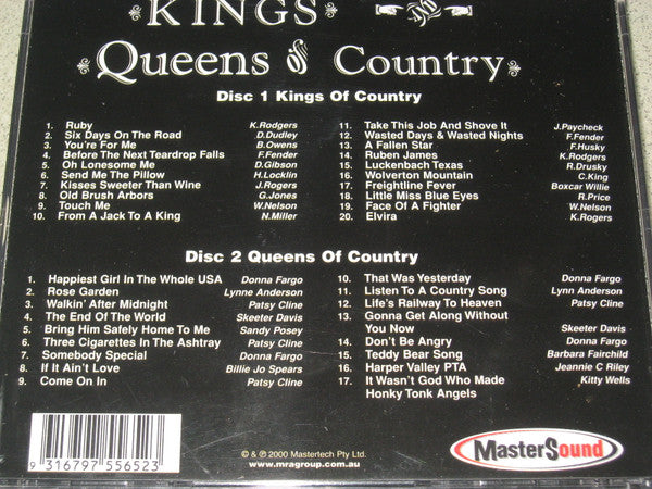 Various : Kings And Queens Of Country (2xCD, Comp)
