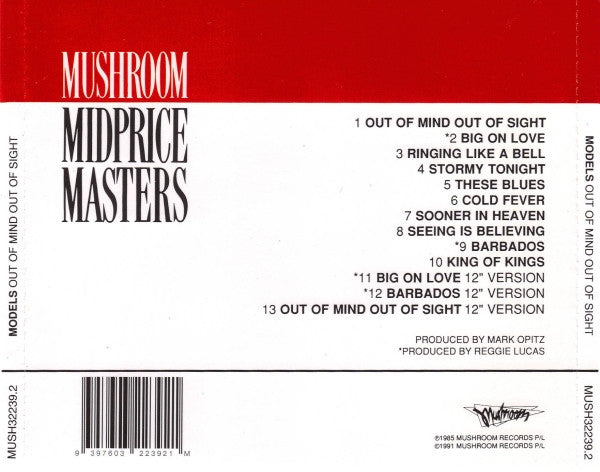 Models (2) : Out Of Mind Out Of Sight (CD, Album, RE)