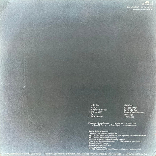 Visage : Visage (LP, Album)