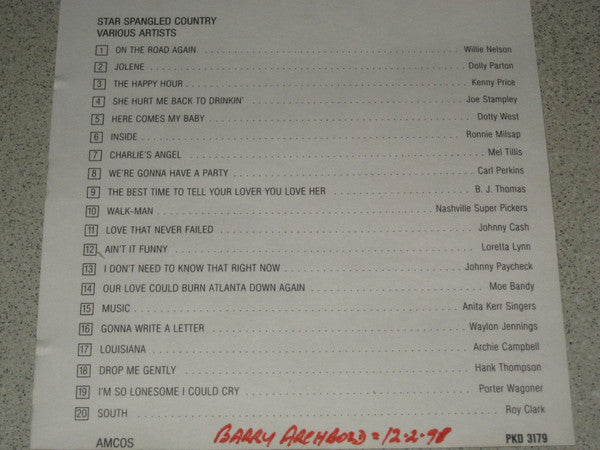 Various : Star Spangled Country (CD, Comp)