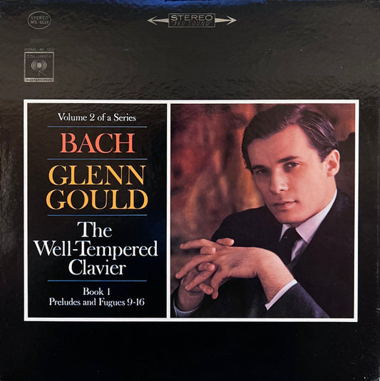 Johann Sebastian Bach - Glenn Gould : The Well-Tempered Clavier, Book I, Preludes And Fugues 9-16 (LP, Album, RP)
