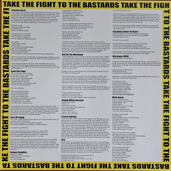 Last Quokka : Take The Fight To The Bastards (LP, Rec)