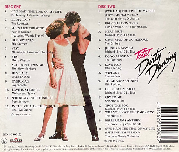 Various : Dirty Dancing Plus More Dirty Dancing (Original Soundtrack From The Vestron Motion Picture) (2xCD, Album + Comp, RE)