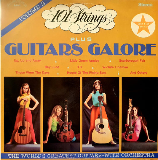 101 Strings Plus Guitars Galore : Guitars Galore Volume 2 (LP, Album)