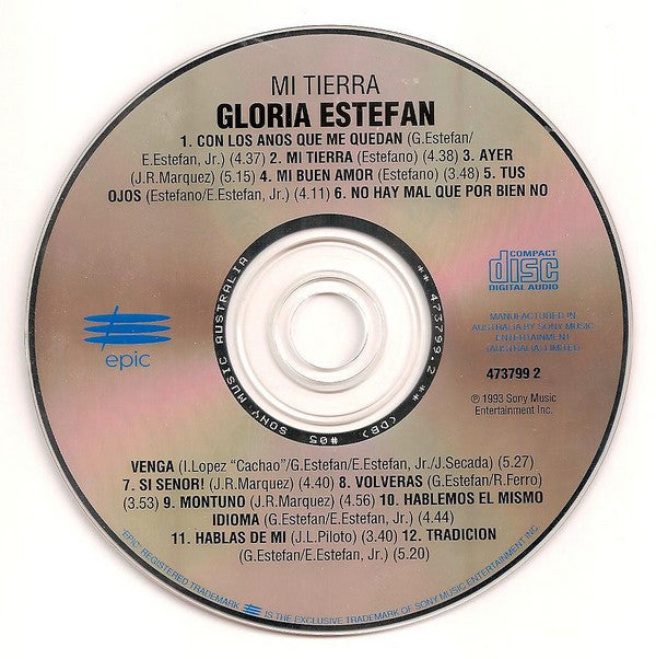 Gloria Estefan : Mi Tierra / Abriendo Puertas (CD, Album, RE + CD, Album, RE + Box, Comp)
