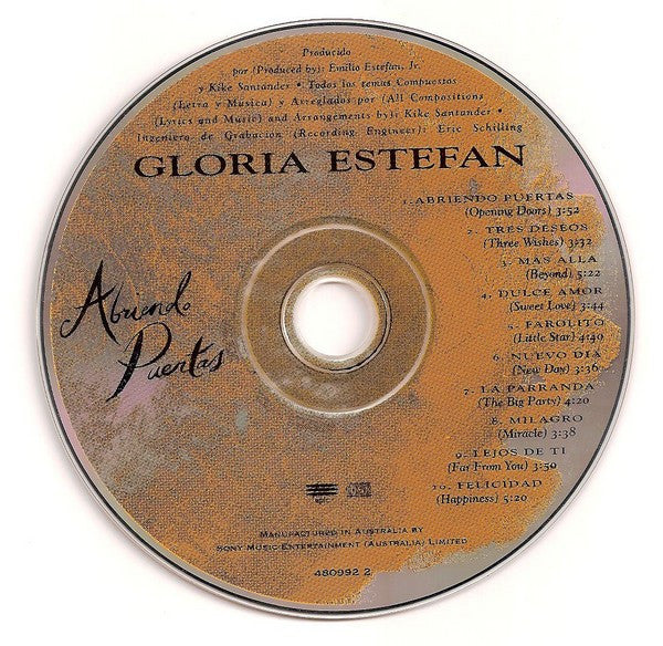 Gloria Estefan : Mi Tierra / Abriendo Puertas (CD, Album, RE + CD, Album, RE + Box, Comp)