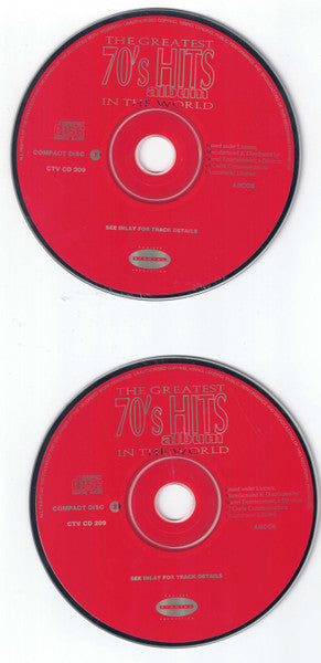 Various : The Greatest 70's Hits Album In The World (2xCD, Album, Comp)