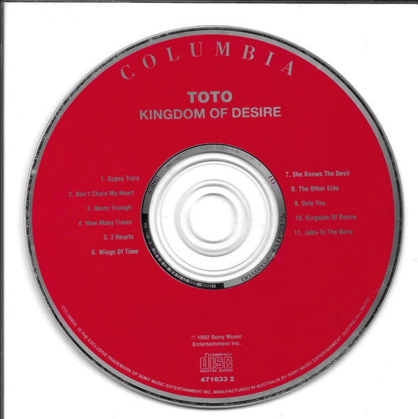 Toto : Kingdom Of Desire (CD, Album, RE)